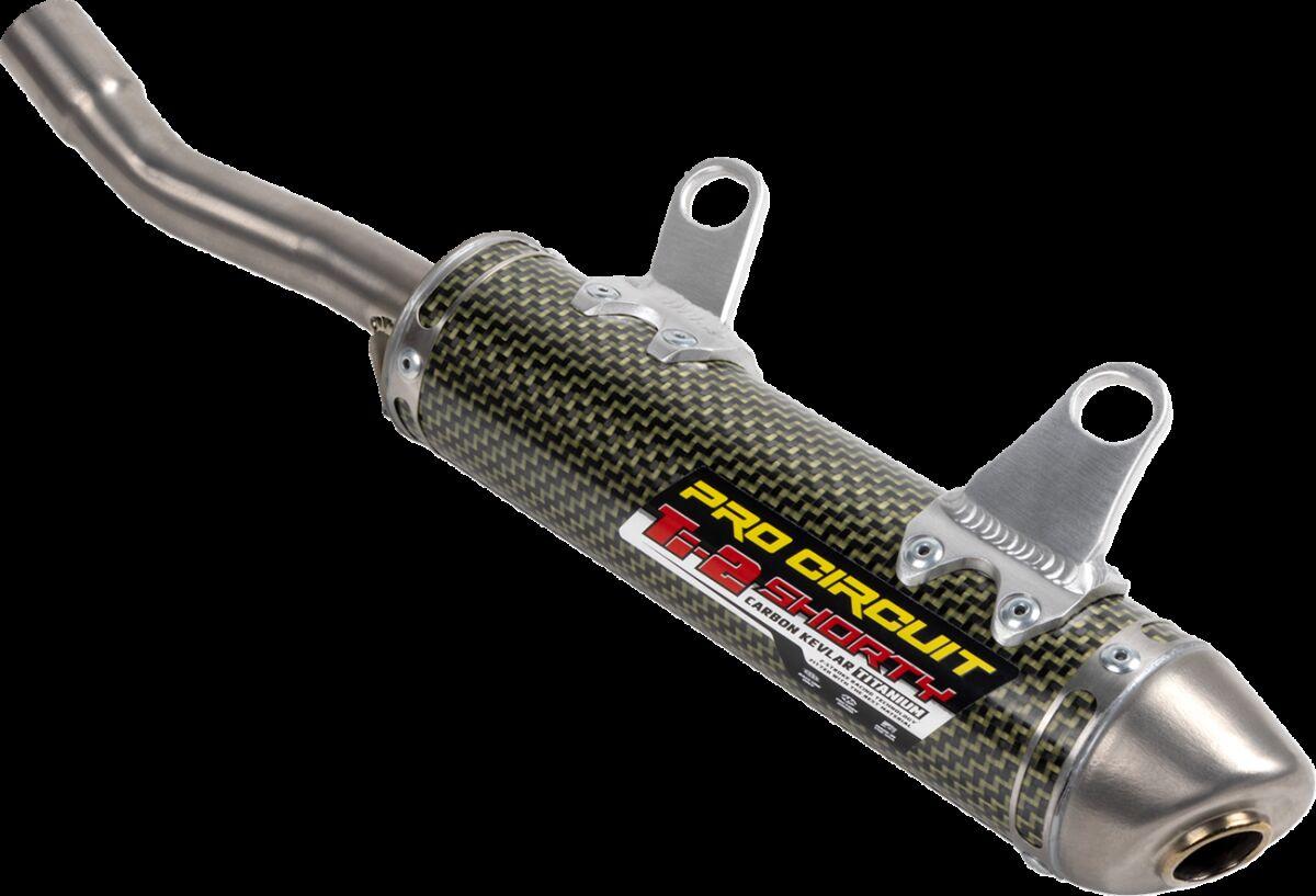 1152325K - Pro Circuit Shorty TI-2 Carbon Silencer For KTM SX250 2023