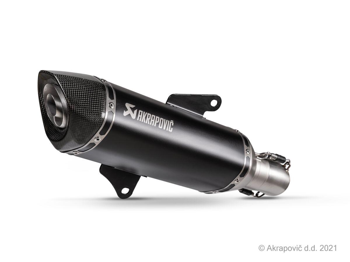 S-H3SO8-HRSSBL - S-H3SO8-HRSSBL - Akrapovic Line Scooter Silencer - Honda NSS 350 ABS 2021-2023