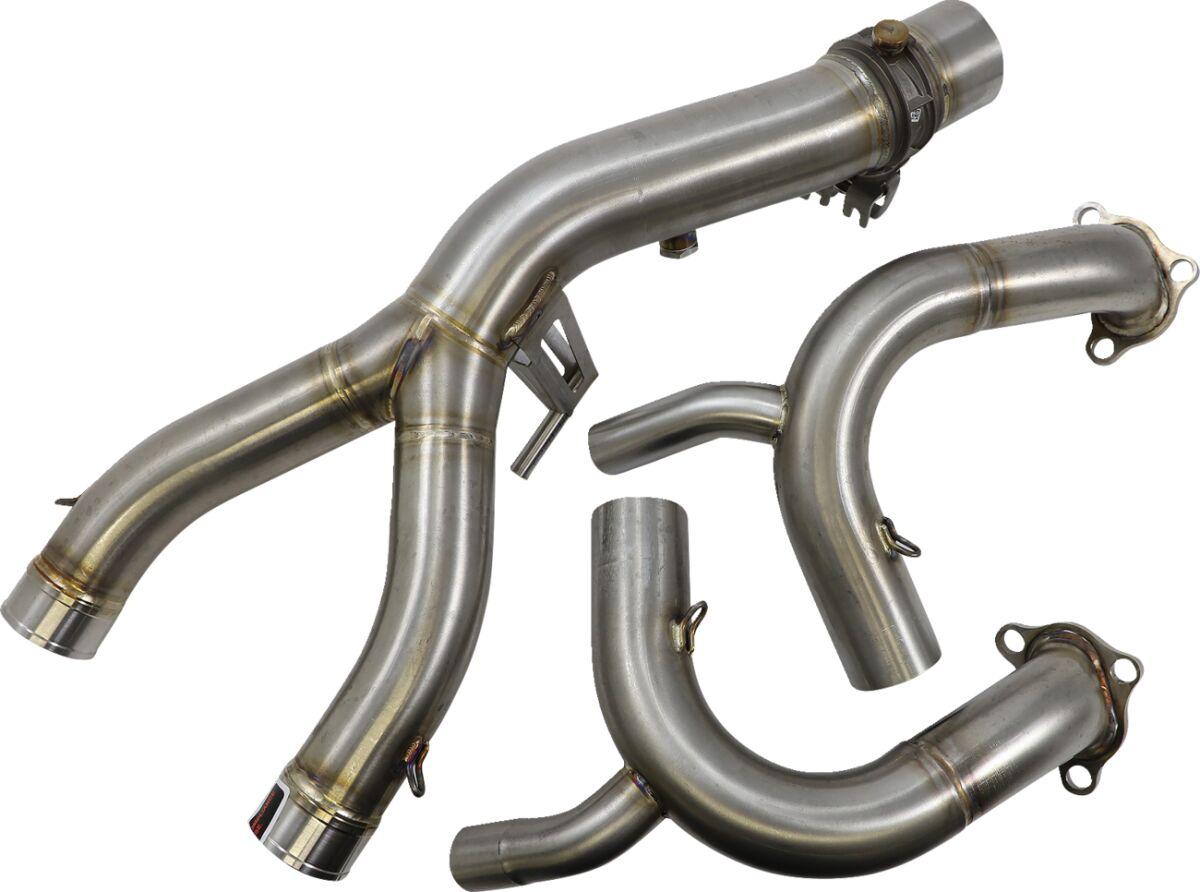 E-B12R7/1 - E-B12R7/1 - Akrapovic 2-Into-1 Header Pipe - BMW R 1250 RT 2019-2023