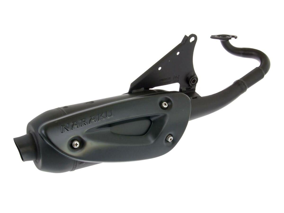NK400.06 - Naraku  Traffic Full Exhaust System For Yamaha YQ 50 R 1999-2012 - Black