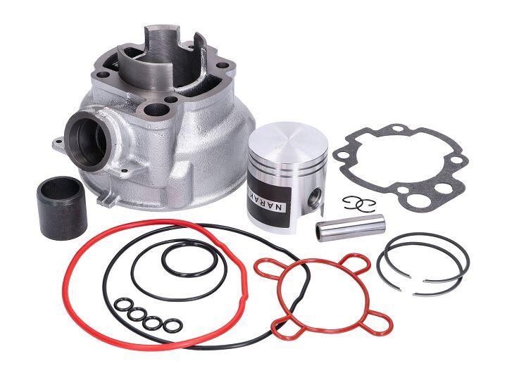 Naraku Silver Nk103.93 - V.2 70Cc 25/28Mm Cylinder Kit For Peugeot Xr6 50 2006-2007