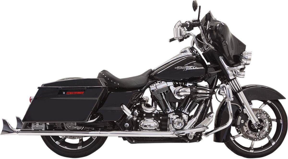 Bassani 1F27e36 - Fishtail Silencers - Harley Davidson Flhtcu 1690 2012-2016