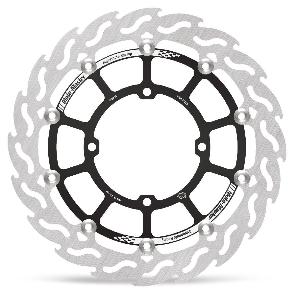 112235 - Moto Master Flame Series Brake Disc For Kawasaki KX450X - Black