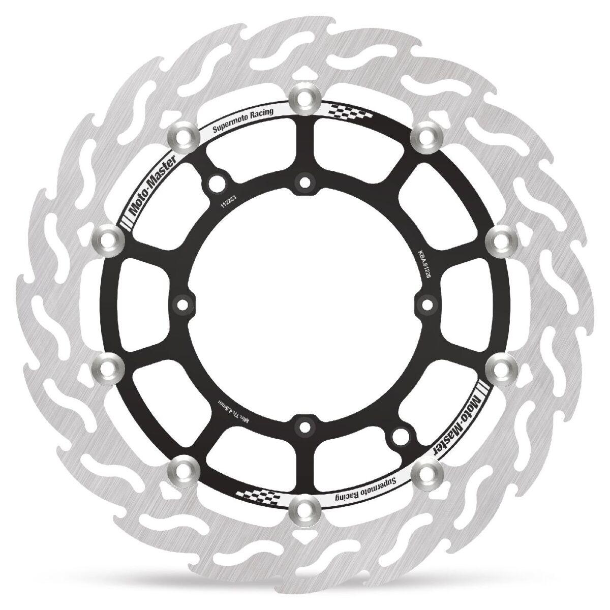 Moto Master Black 112233 - Supermoto Front Racing Brake Discs For Swm Rs 650 R