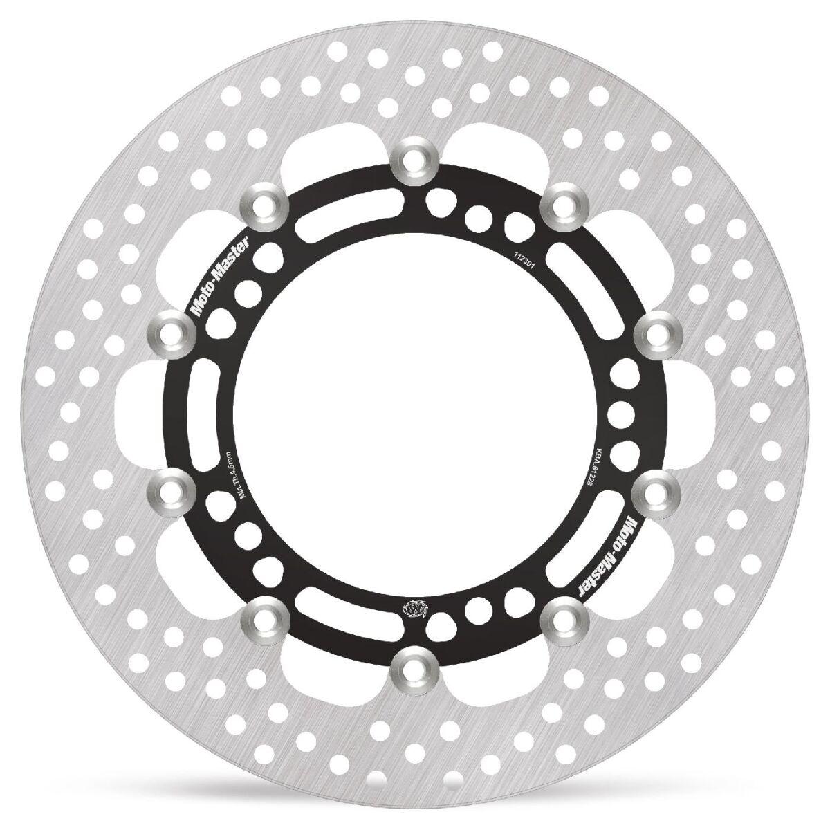 Moto Master Black 112301 - Halo Series Floating Brake Disc For Kawasaki Z 400