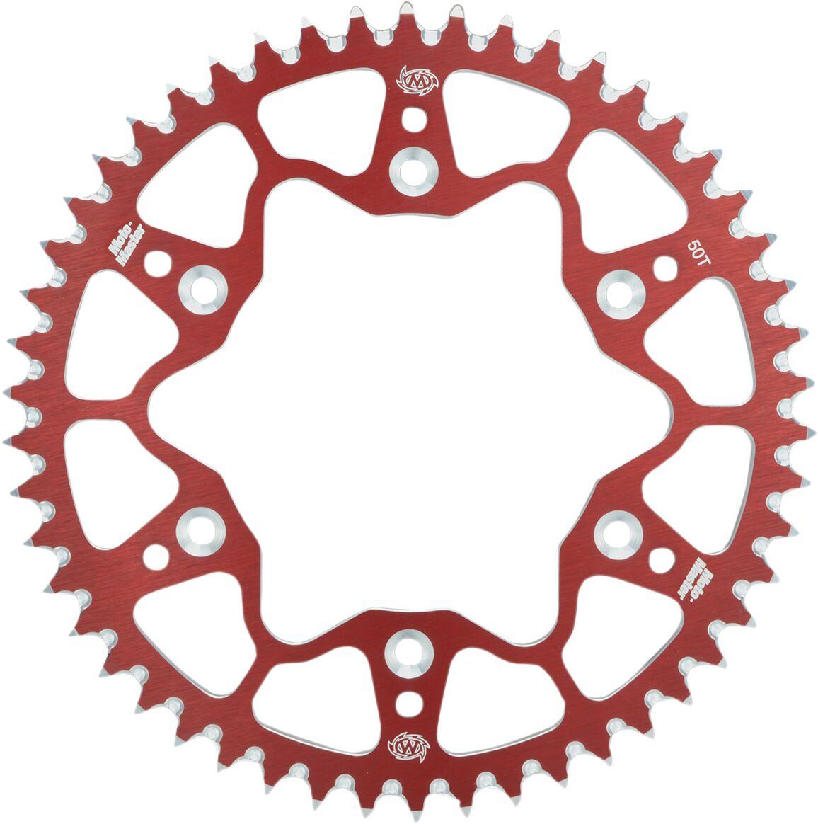 Moto Master Red 62.002.23.51 - 7075 Racing Sprocket For Honda Cr125 1984-2007 Rear 51T