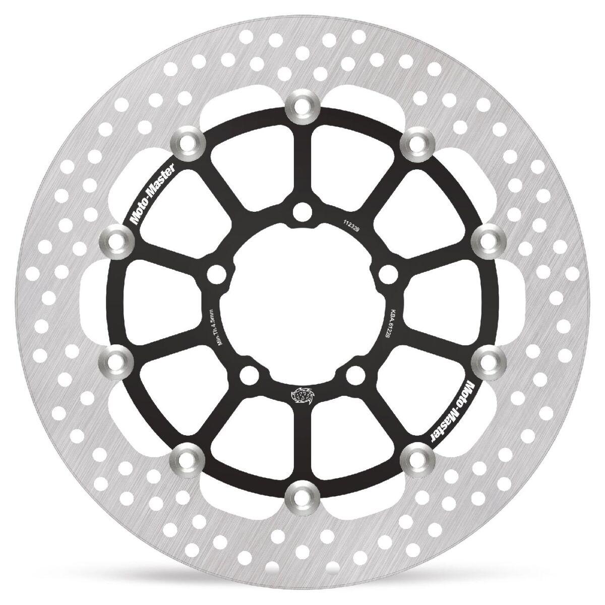 Moto Master Silver 112329 - Halo Series Floating Brake Disc For Triumph Tiger 900 Gt