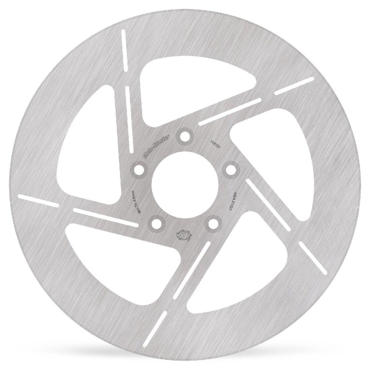 Moto Master Silver 110757 - Custom Series Fixed Brake Disc For Harley Davidson Flde 1750 2018-2020 - Front Left
