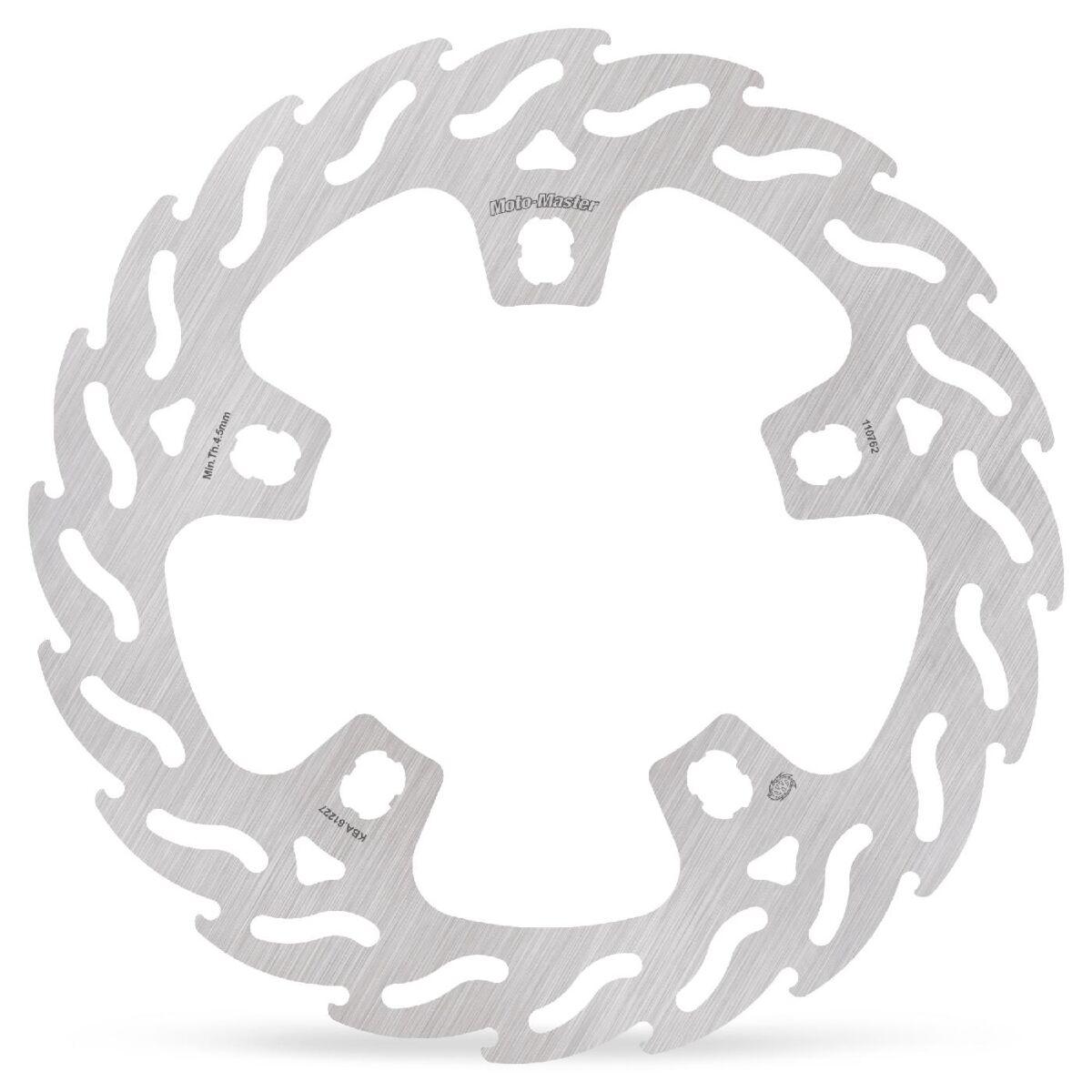 110762 - Moto Master Flame Series Fixed Brake Disc For Harley Davidson LIVEWIRE - Silver