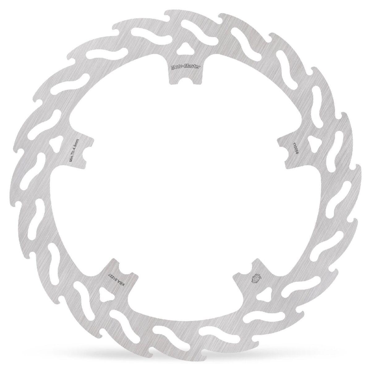 110766 - Moto Master Flame Series Fixed Brake Disc For Harley Davidson VRSCR 1130 - Silver