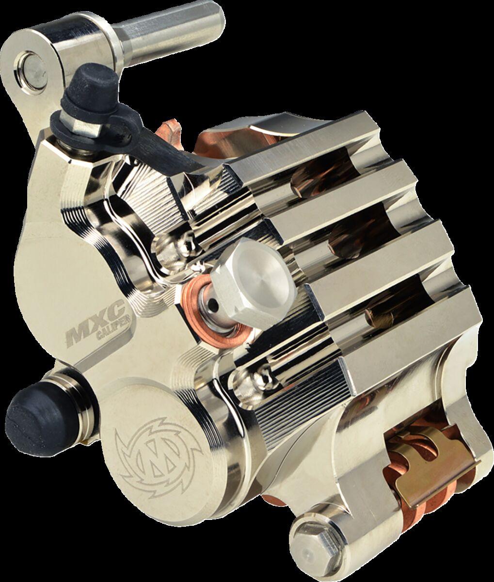 Moto Master Polished/Silver 210106 - Mxc Brake Caliper For Suzuki Rmz450 Front