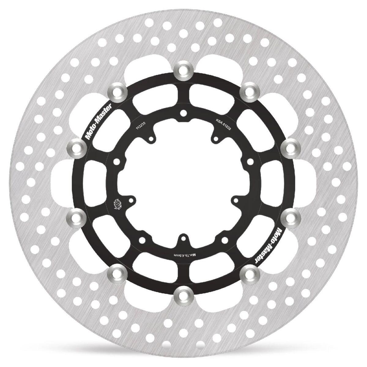 Moto Master Black/Silver 113235 - Halo Series Floating Brake Disc For Honda Crf1100l