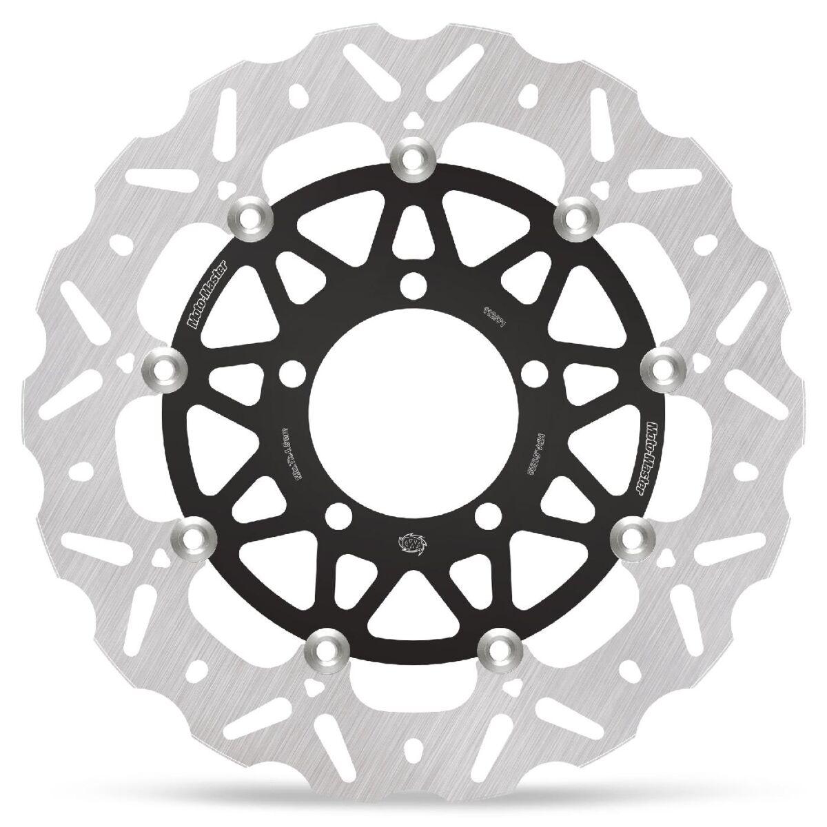 Moto Master Black/Silver 112371 - Nitro Series Brake Disc For Triumph Thruxton 1200 Rs
