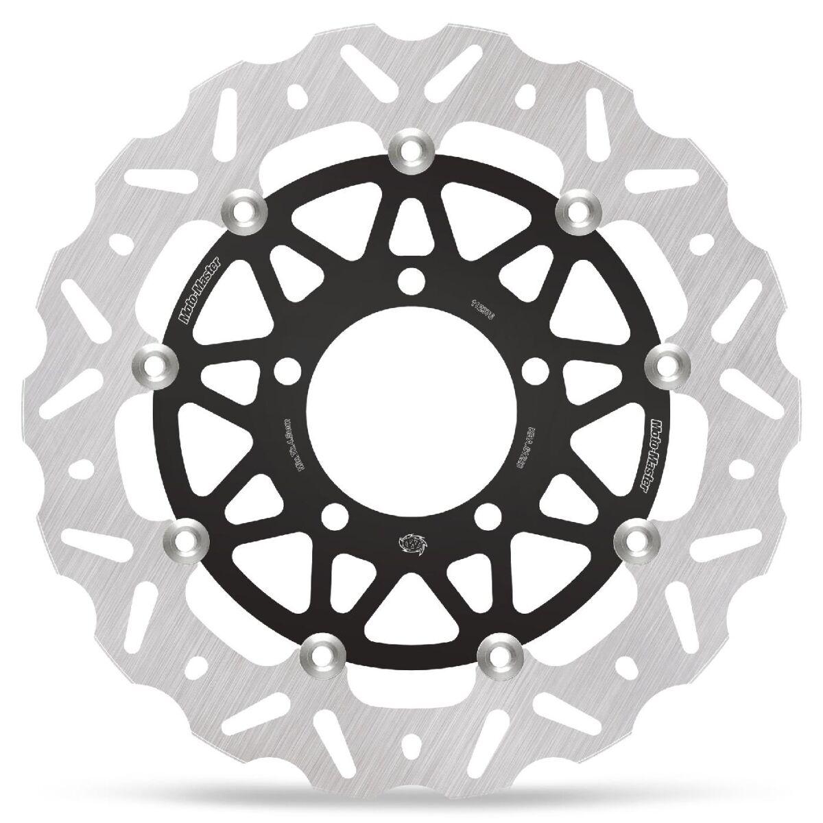 112376 - Moto Master Nitro Series Brake Disc For Kawasaki ZX-6 R 636 - Black/Silver
