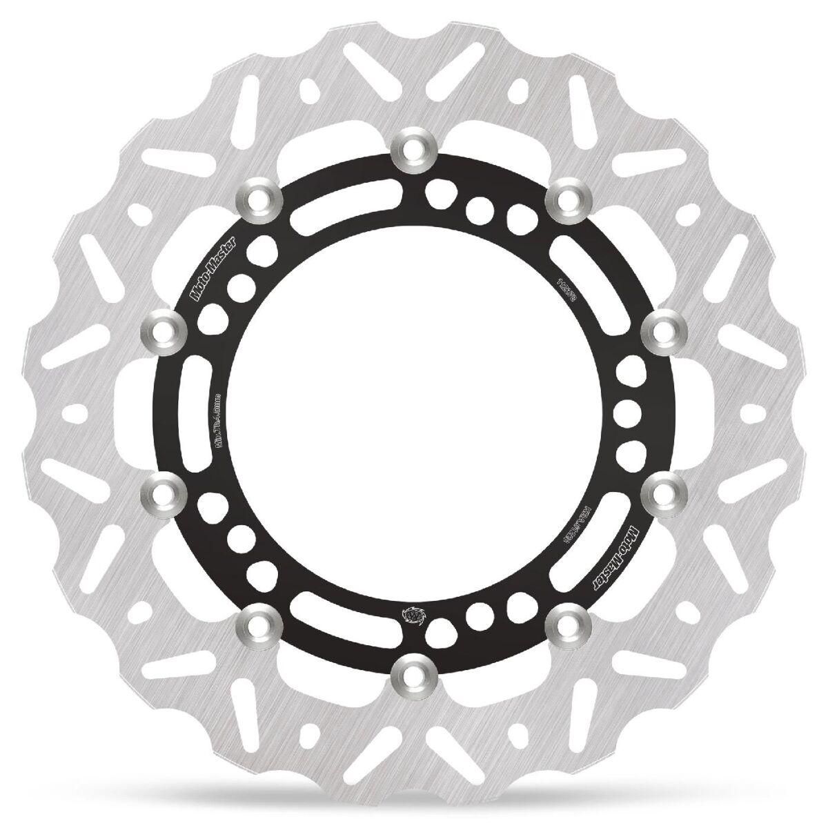 112378 - Moto Master Nitro Series Brake Disc For Kawasaki Z 900 RS - Black/Silver