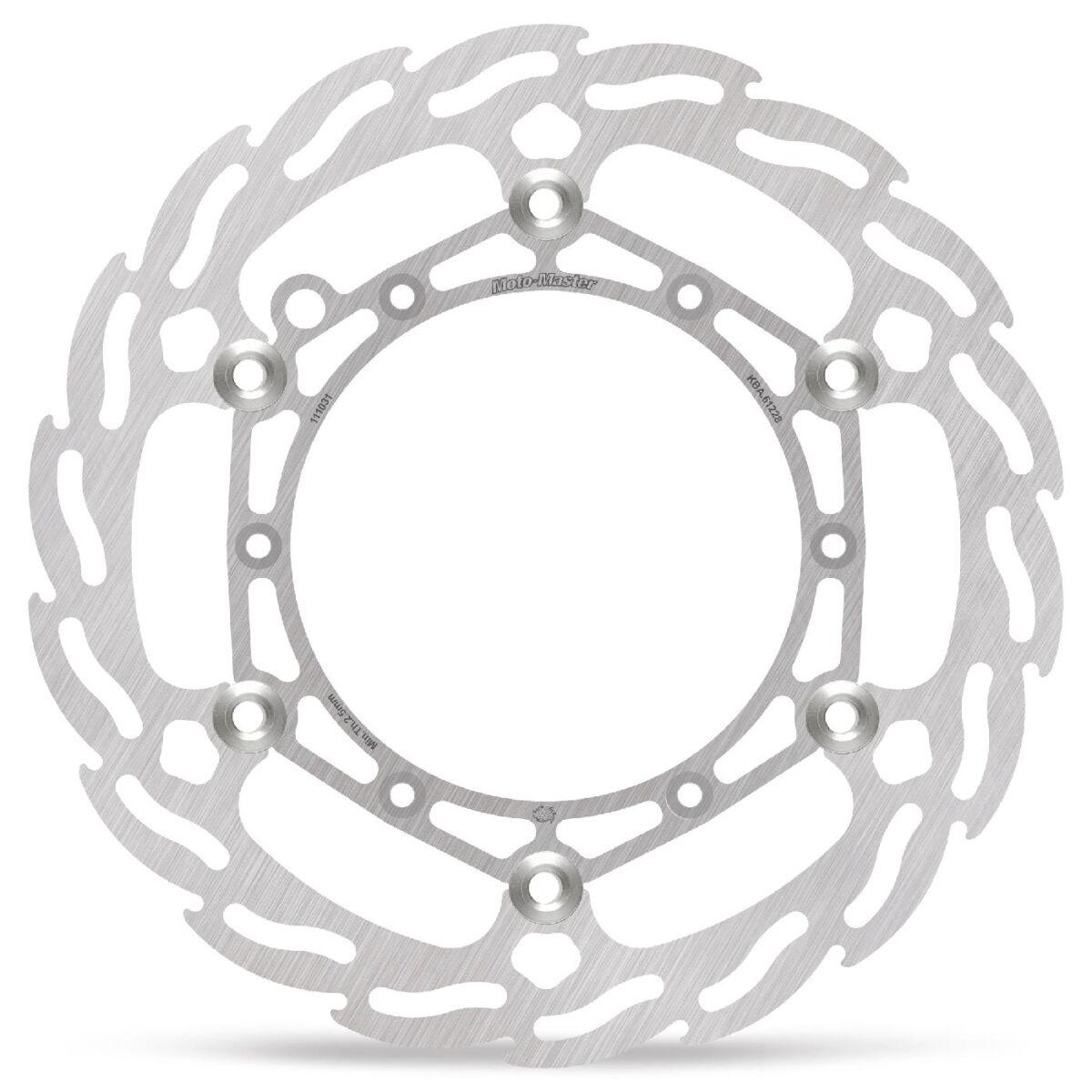 Moto Master Silver 111033 - Flame Series Floating Brake Disc For Stark Varg