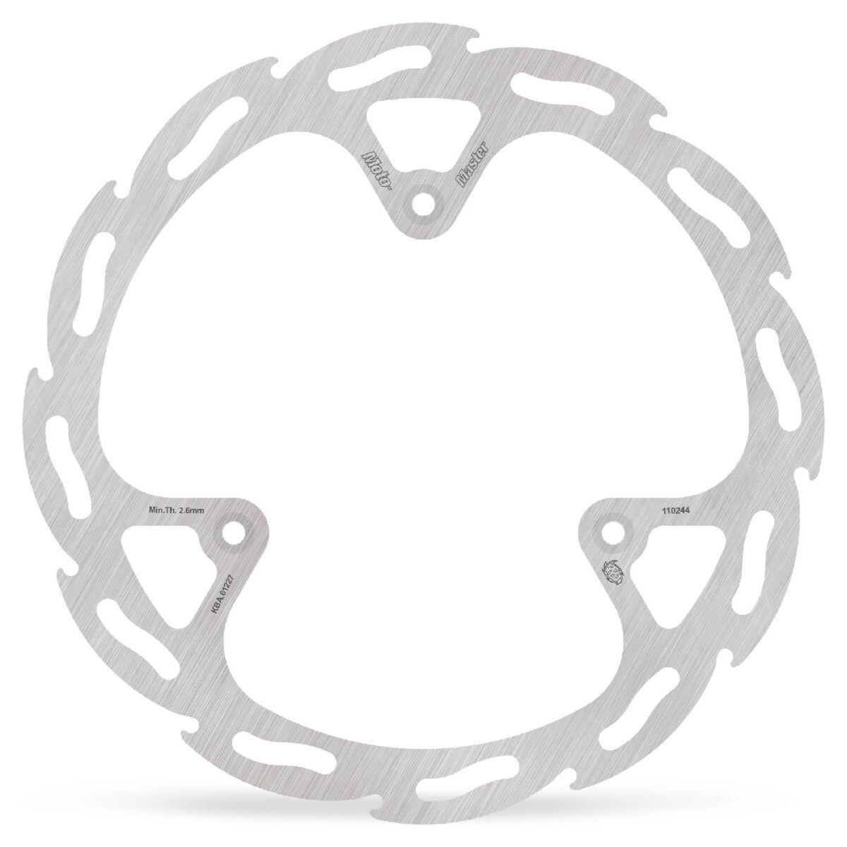 Moto Master Silver 110244 - Flame Series Fixed Brake Disc For Yamaha Yz85