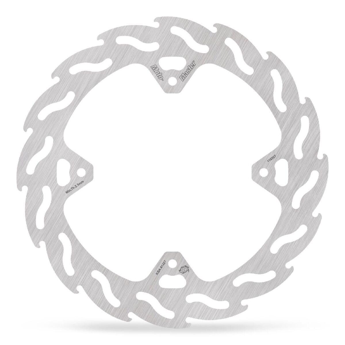 Moto Master Silver 110207 - Flame Series Rear Brake Disc For Honda Crf450x
