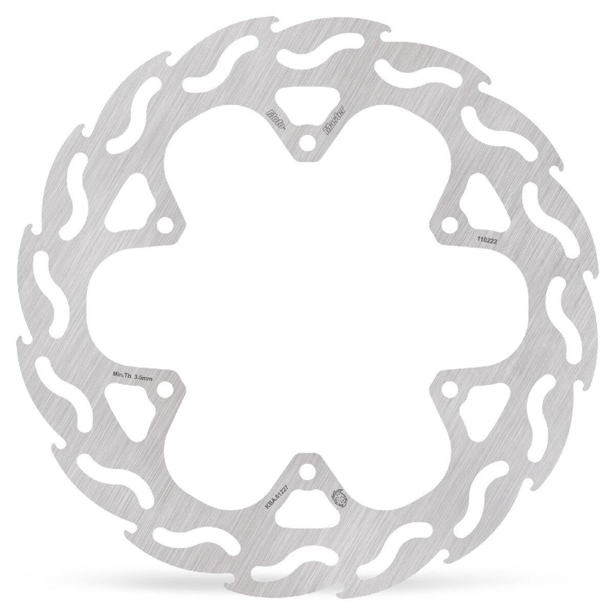 110222 - Moto Master Flame Series Fixed Brake Disc For Suzuki RM250 - Silver