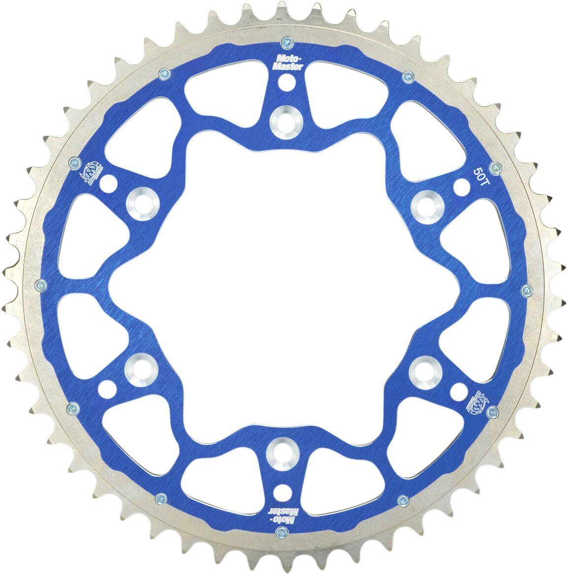 620073451 - Moto Master Fusion Dual Rear Sprocket For Gas Gas XC-W500 2021-2023 Rear Blue 51T