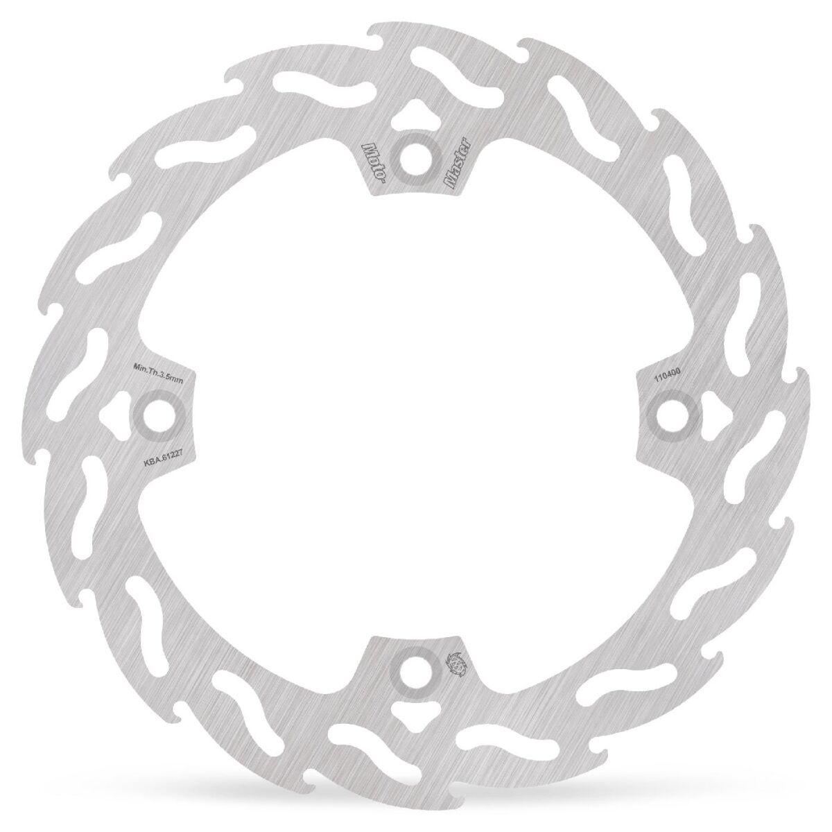 Moto Master 110400 - Flame Series Fixed Brake Disc For Honda Nx650 1988-2000 - Front Right