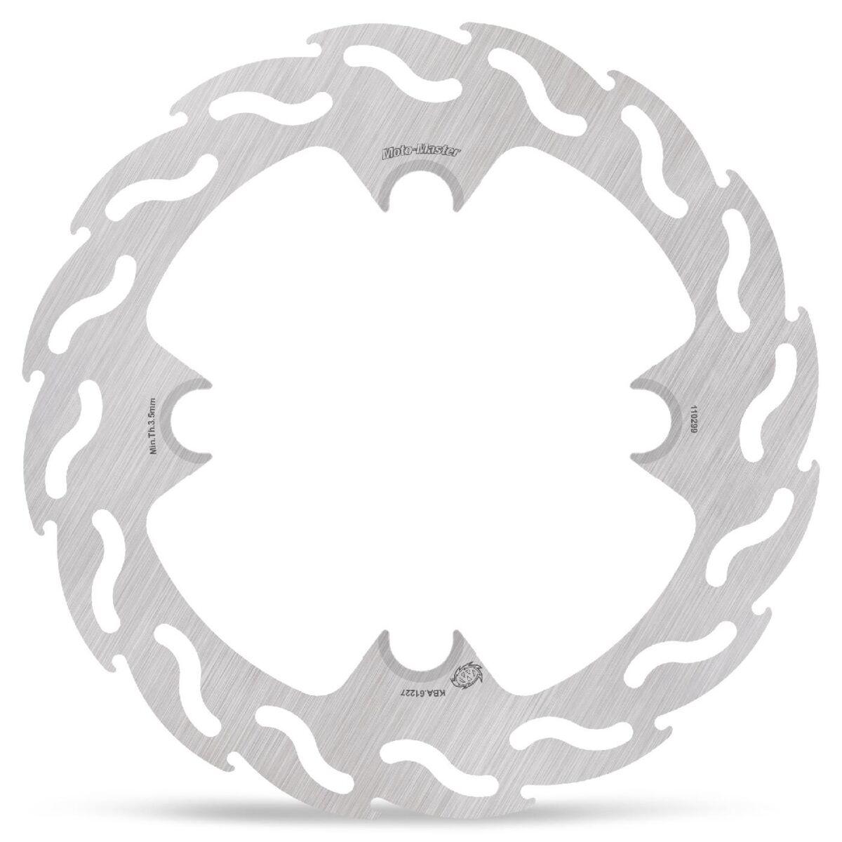 Moto Master Silver 110299 - Flame Series Rear Brake Disc For Swm Sm 500 R