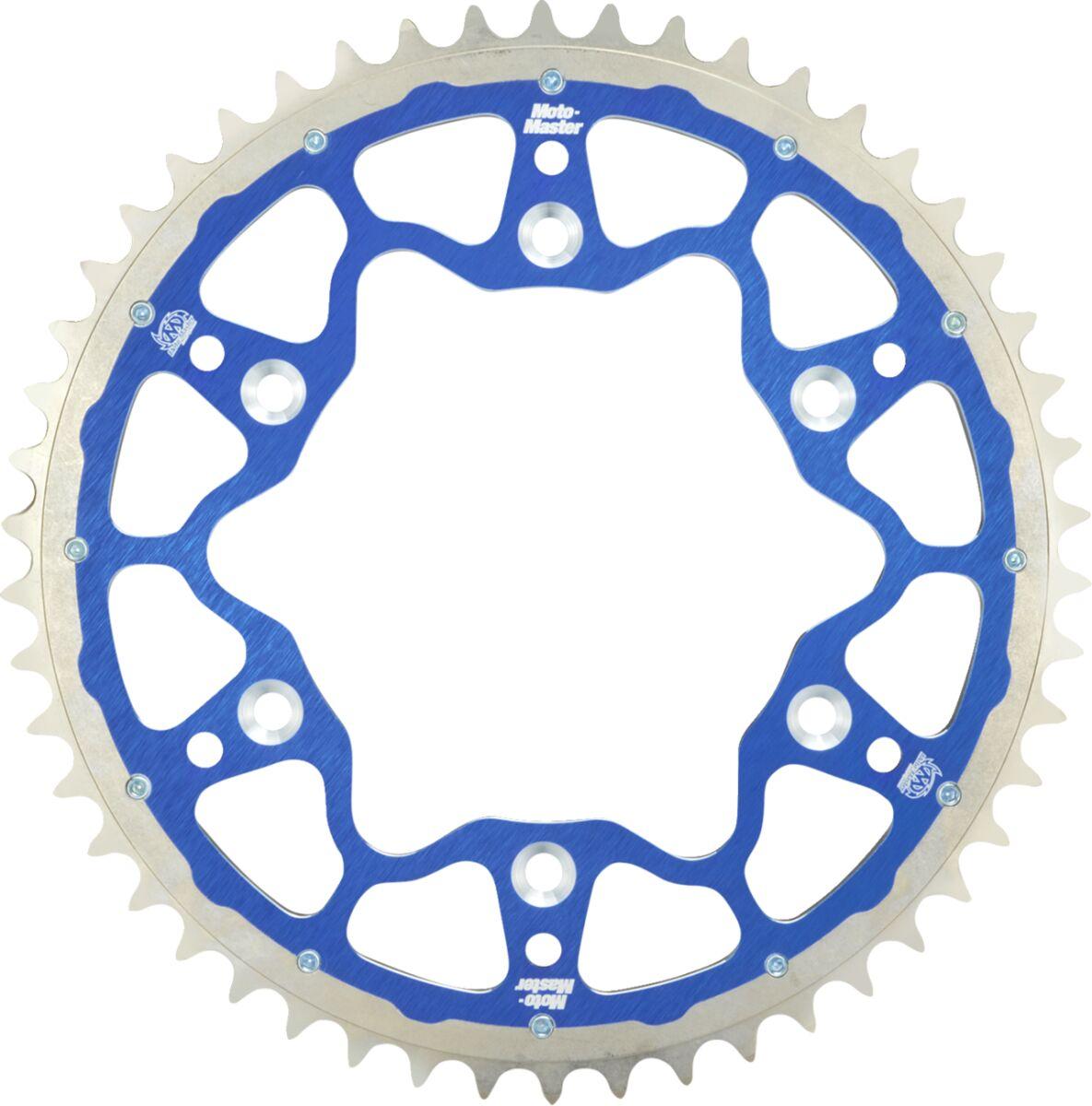 Moto Master Blue 62.009.34.49 - Fusion Series Dual Ring Sprocket For Yamaha Ttr230 2005-2026 Rear 49T