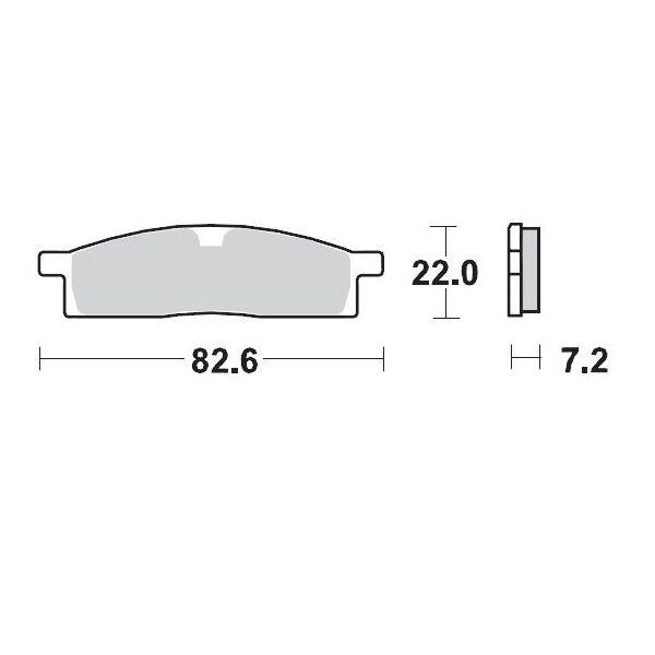 91212 - Moto Master Racing GP SinterPRO Brake Pads For Yamaha YZ85