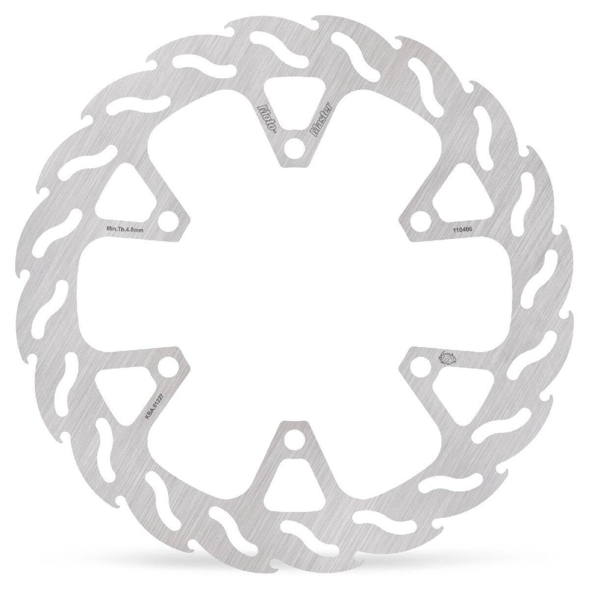 110406 - Moto Master Flame Series Fixed Brake Disc For Kawasaki EX 250 R 2008-2012 - Front Right