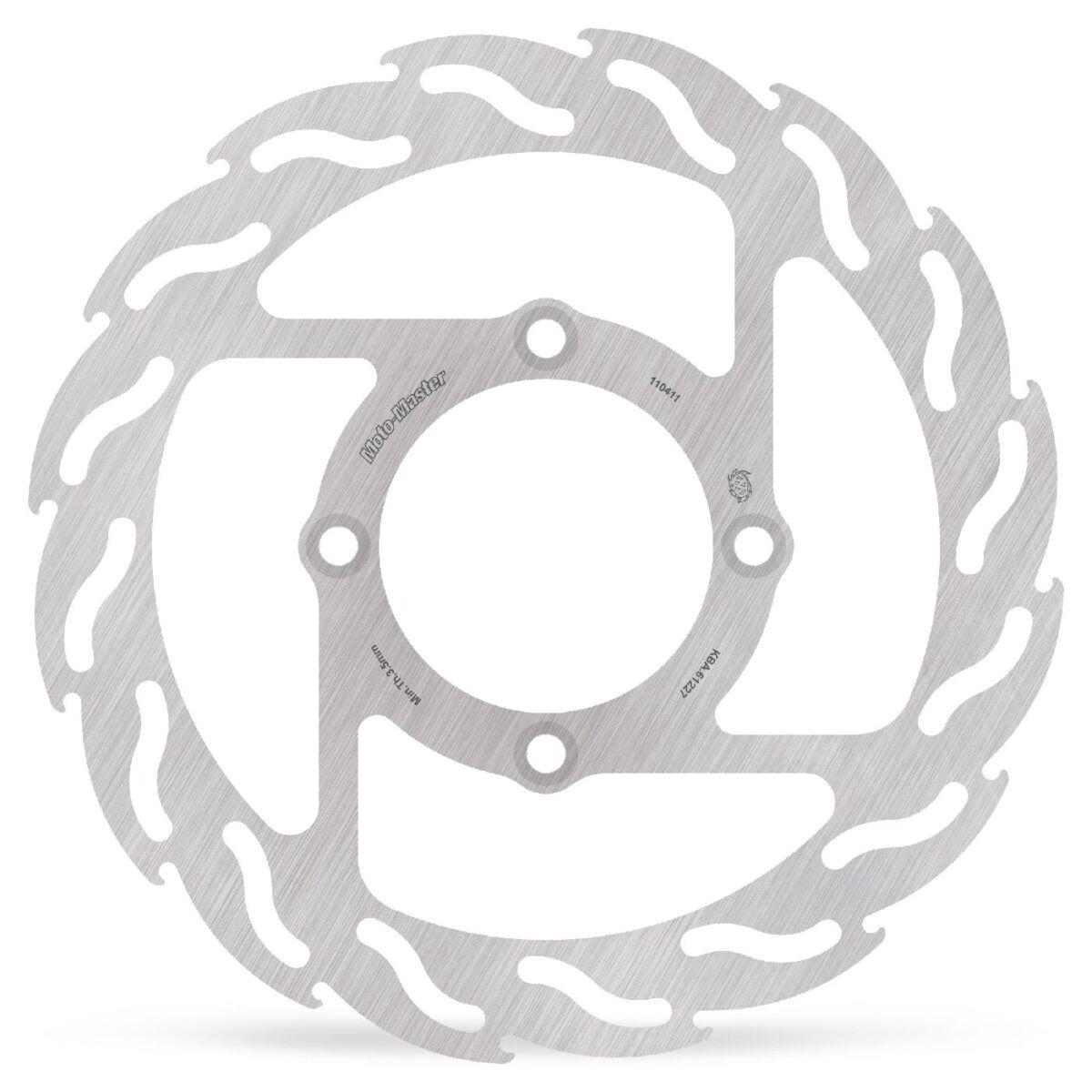 110411 - Moto Master Flame Series Fixed Brake Disc For Honda XL 125 V - Silver