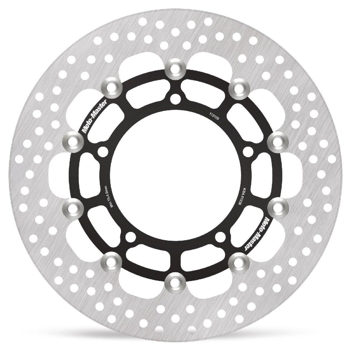 Moto Master Black 112128 - Halo Series Floating Brake Disc For Suzuki Dl 1000 2014-2020 - Front