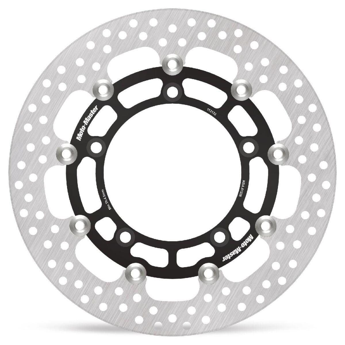 Moto Master Black 112133 - Halo Series Floating Brake Disc For Suzuki Gsf 650 2006-2007 - Front