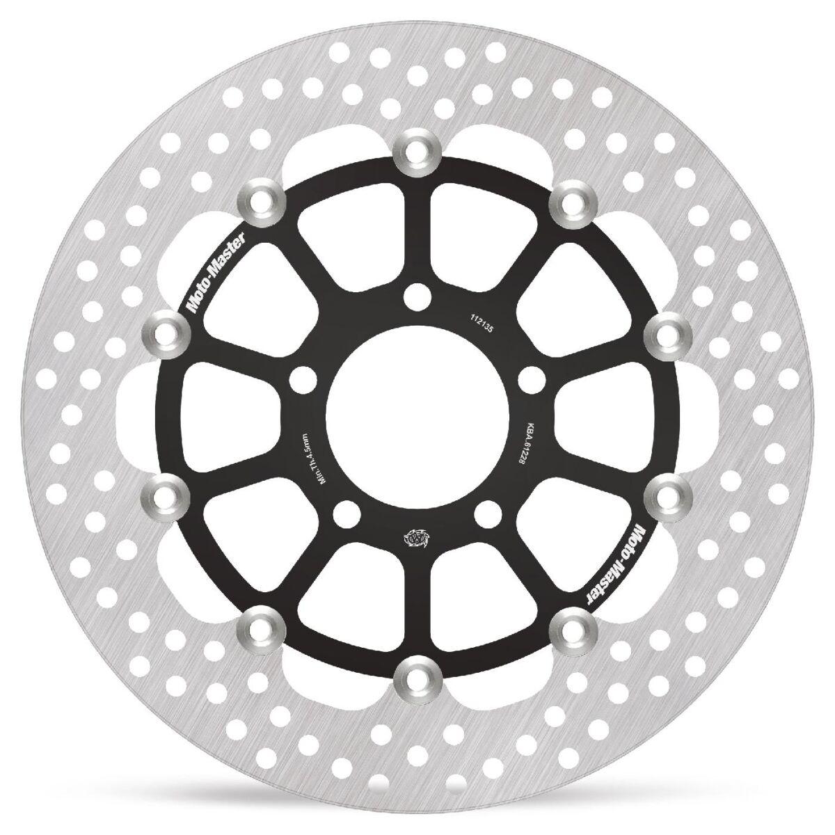 Moto Master Black 112135 - Halo Series Floating Brake Disc For Suzuki Gsx-R 750