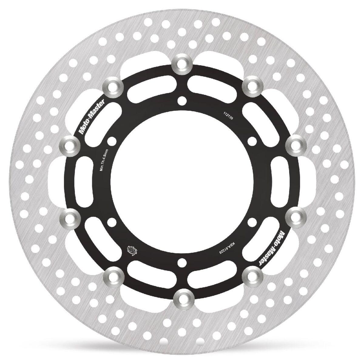 Moto Master Black 112139 - Halo Series Floating Brake Disc For Yamaha Fjr 1300 2003-2005 - Front