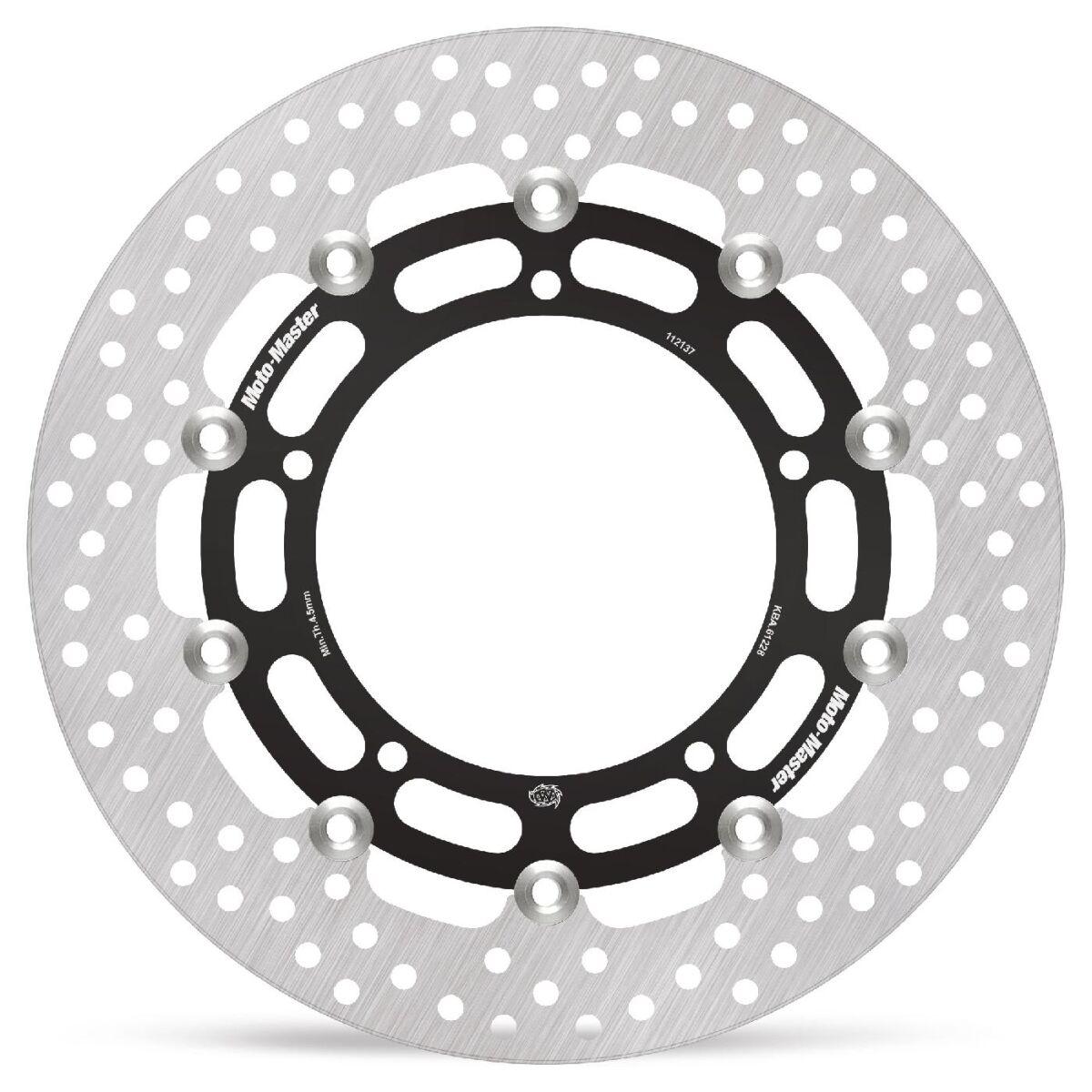 Moto Master Black 112137 - Halo Series Floating Brake Disc For Yamaha Fz6 600 N 2004-2008 - Front
