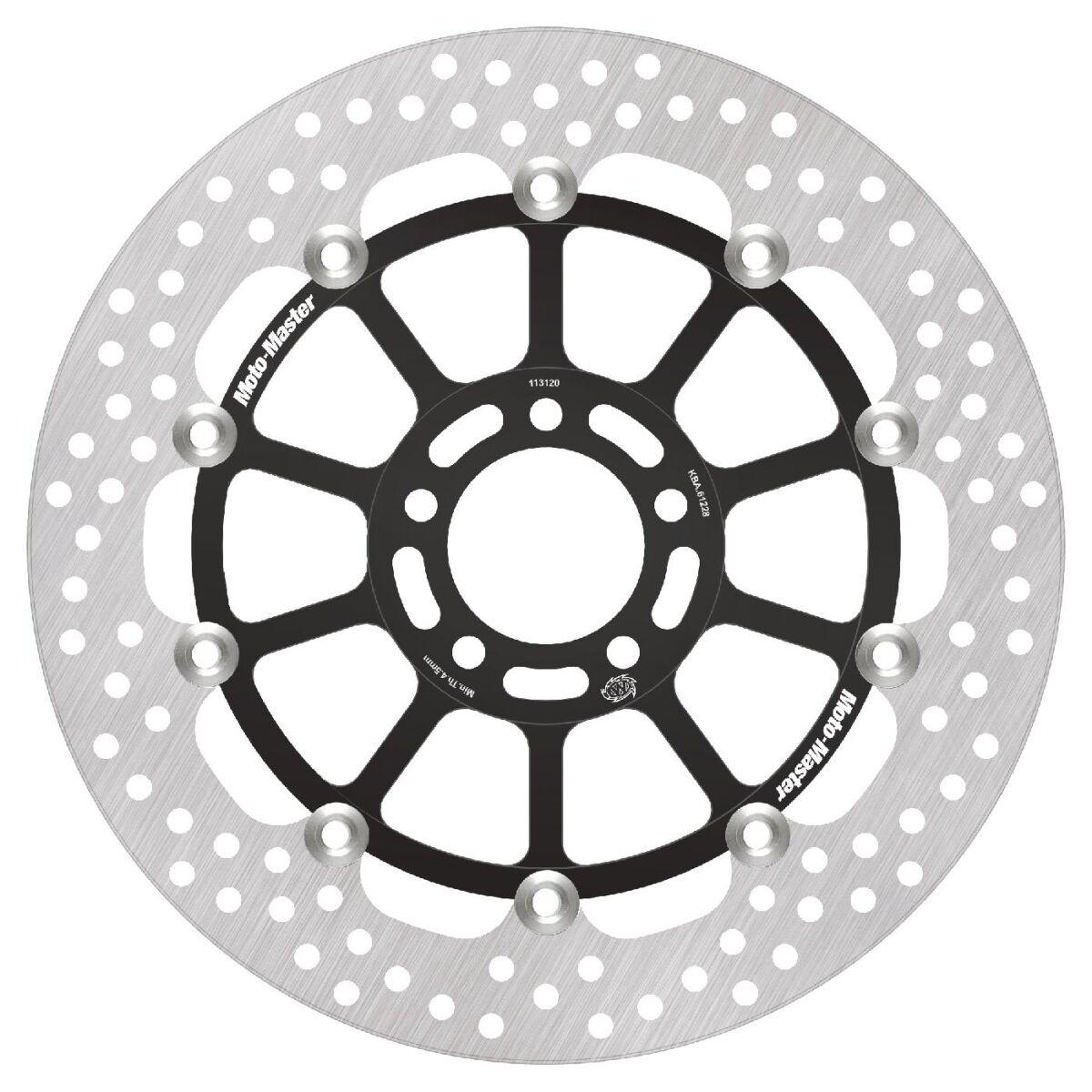Moto Master Black 113120 - Halo Series Floating Brake Disc For Kawasaki Zzr 1200