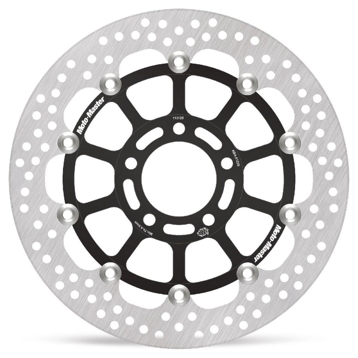 Moto Master Black 113125 - Halo Series Floating Brake Disc For Suzuki Sv 650S