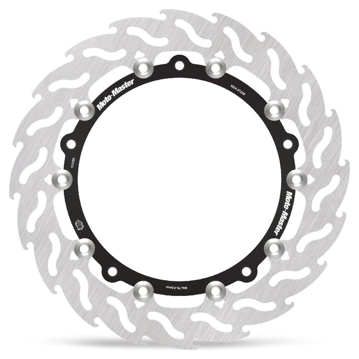 Moto Master Black 113100 - Flame Series Floating Brake Disc For Bmw R 1250 Gs
