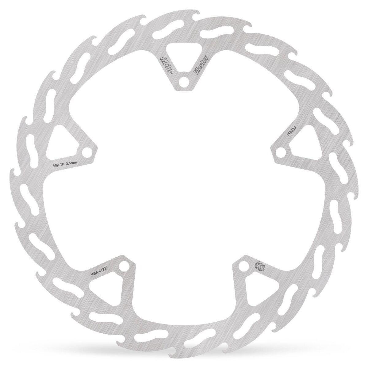 Moto Master Silver 110333 - Flame Series Fixed Brake Disc For Yamaha Yzf-R 125