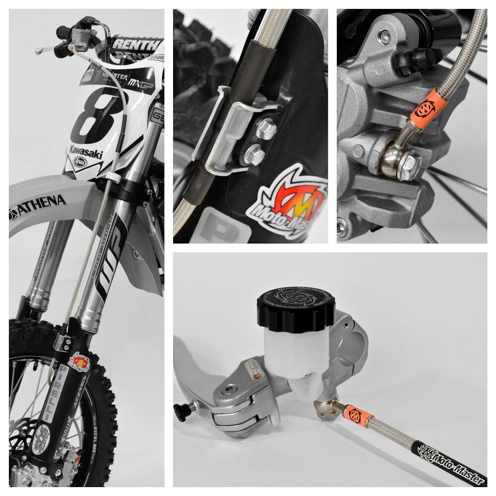 212003 - Moto Master Brake Hose Kit For Honda CR125 1995-2007 Front - Stainless Steel