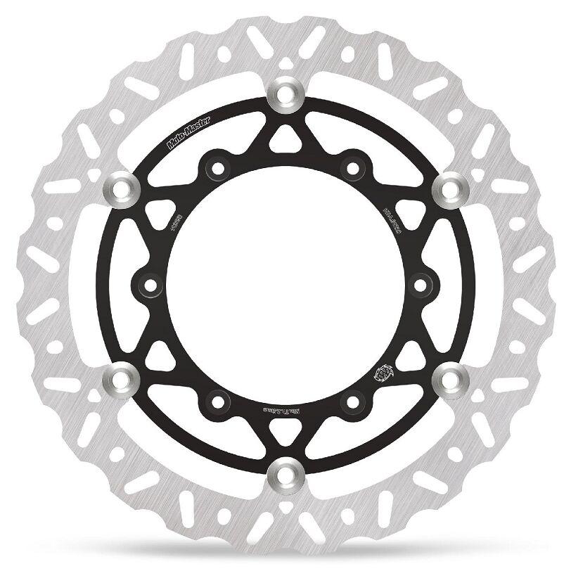 Moto Master Black/Silver 112356 - Nitro Series Floating Brake Disc For Yamaha Wrf250 2017-2019 - Front