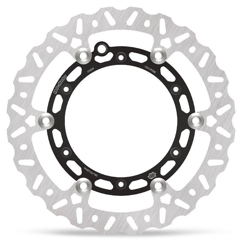 Moto Master Black/Silver 112357 - Nitro Series Floating Brake Disc For Gas Gas Ec 250 2021-2025 - Front