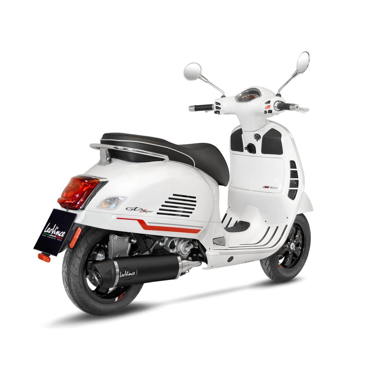 14071K - 14071K - LeoVince Nero Full Exhaust System - Vespa GTS 300 HPE 2021-2023