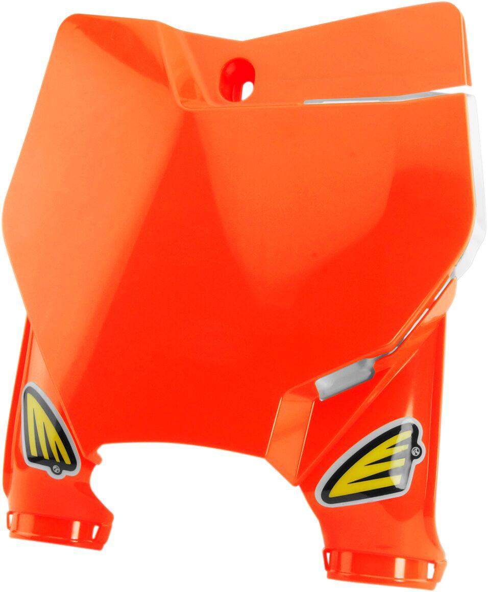 1CYC-0804-22 - Cycra Stadium Front Number Board For KTM SX125 2016-2022 - Orange