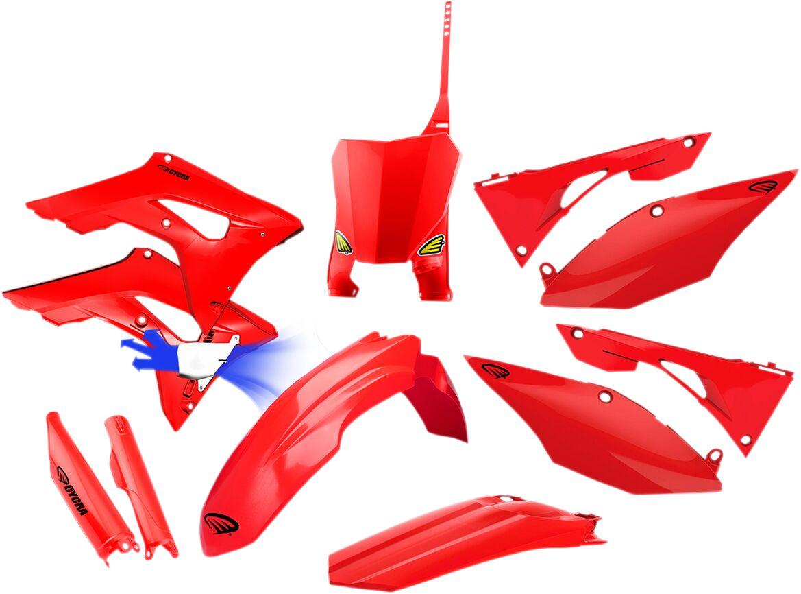 1CYC-9320-32 - Cycra Powerflow Plastics Kit For Honda CRF450R 2017-2020 - Red