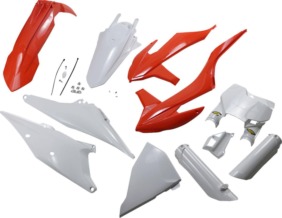1CYC-9326-02 - 1CYC-9326-02 - Cycra Powerflow Plastics Kit - KTM SXF450 2019-2022 - OEM/Orange/White