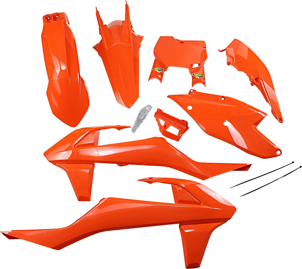 1CYC-9417-22 - Cycra Plastics Kit For KTM SX125 2016-2018 - Orange