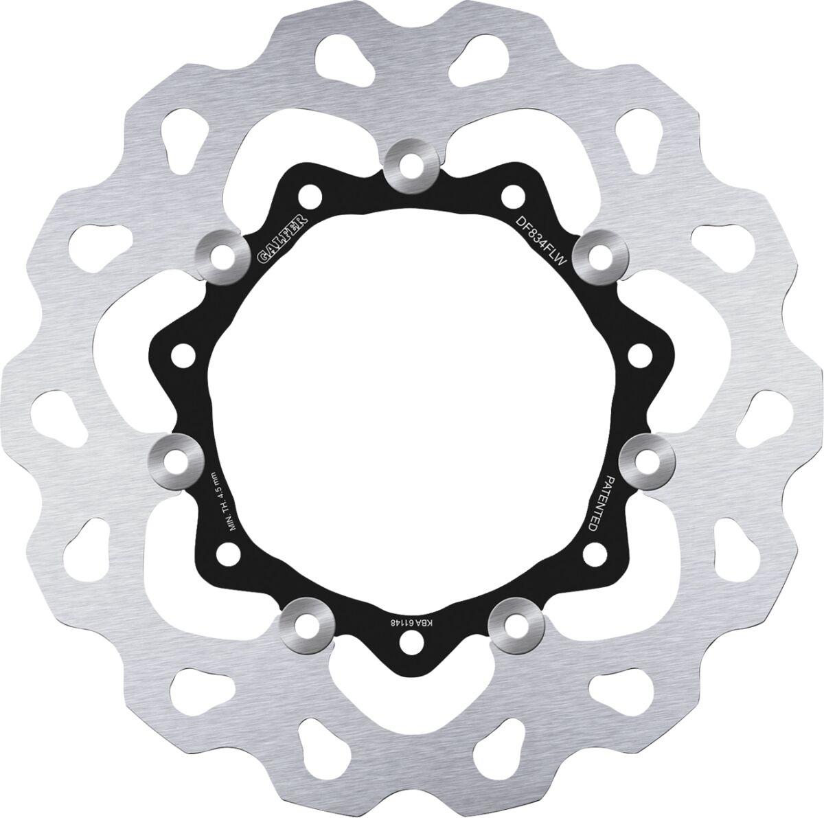 DF834FLW - DF834FLW - Galfer Wave Front Brake Disc - Harley Davidson FLHX 1690 Street Glide 2011-2013