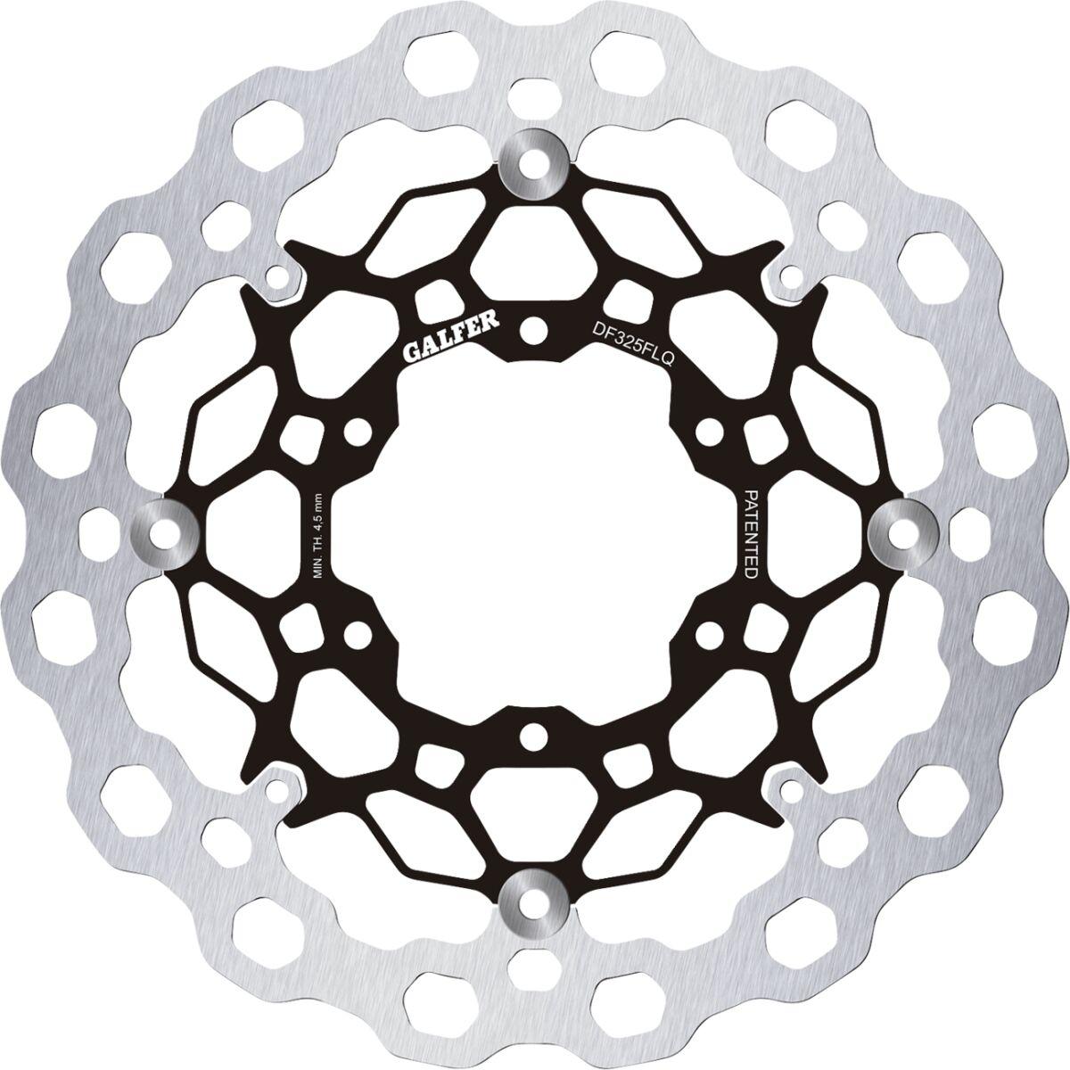 Galfer Black/Silver Df325flq - Df325flq - Cubiq Front Brake Disc - Suzuki Gsx-R 1000 R 2017-2021