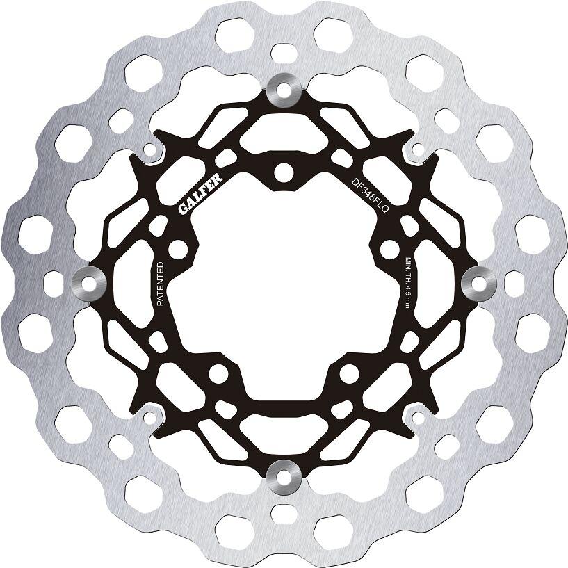 Galfer Black/Silver Df348flq - Df348flq - Cubiq Floating Front Brake Disc - Suzuki Vzr 1800 R Intruder 2006-2016